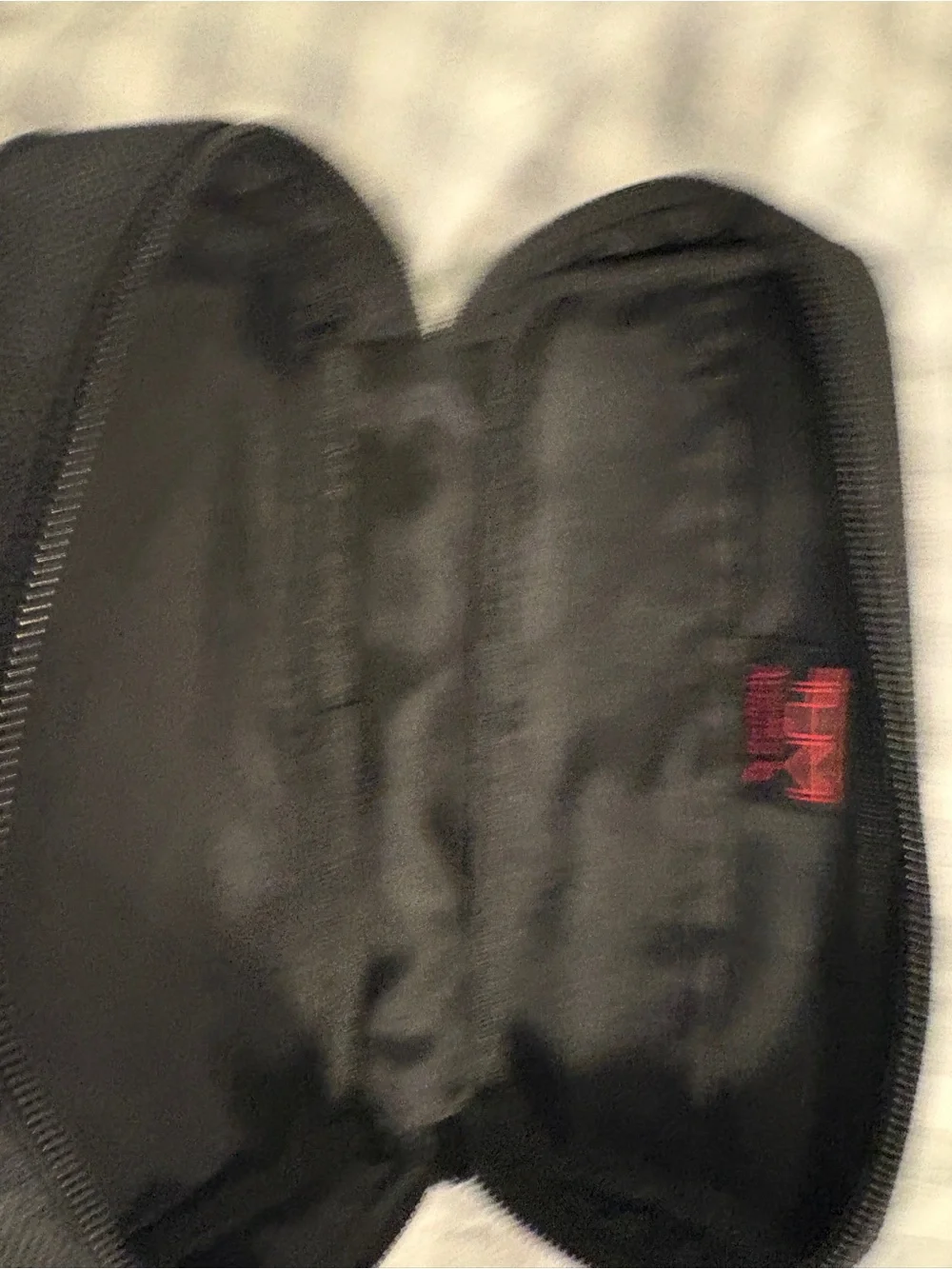 TUMI Small Black Toiletry Bag Travel Organizer Zip Pouch